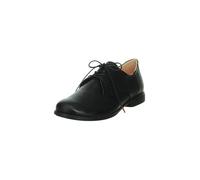 Think! Damen AGRAT Leder gefütterte, nachhaltige Schnürhalbschuhe, 0000 Schwarz,42 EU