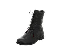 THINK! Damen AGRAT nachhaltige chromfrei gegerbte Stiefelette, 0000 SCHWARZ, 40.5 EU
