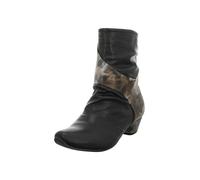 Think! Damen AIDA chromfrei gegerbte Leder Stiefelette 3-001013, SCHWARZ/KOMBI 0010, 35