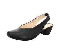 THINK! Damen AIDA, chromfrei gegerbte nachhaltige Slingback Pumps, 0000 SCHWARZ, 36 EU