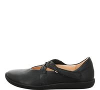 Think! Damen Nature chromfrei gegerbte nachhaltige Halbschuhe, SCHWARZ 0000