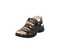 Think! Damen CAMBIO chromfrei gegerbte Leder Sandale 3-000587, SCHWARZ/KOMBI 0080, 42