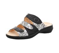 Think! Damen Camilla Chromfrei Gegerbte Nachhaltige Wechselfußbett Pantolette, Schwarz Kombi 0050, 41 EU