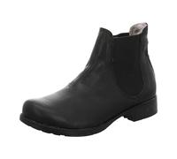 THINK! Damen Denk chromfrei gegerbte Lammfell Chelsea-Boots, 0000 SCHWARZ, 37.5 EU