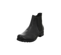 THINK! Damen Denk chromfrei gegerbte nachhaltige Chelsea-Boots, 0050 SCHWARZ, 38.5 EU