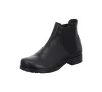 THINK! Damen Denk chromfrei gegerbte nachhaltige Chelsea-Boots, 0050 SCHWARZ, 42.5 EU