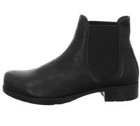 Think! Damen Denk Schwarzer Glattleder Boot Größe 38 EU Schwarz (schwarz)