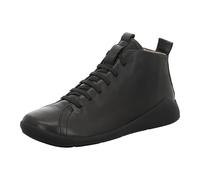 THINK! Damen DUENE chromfrei gegerbte nachhaltige Wechselfußbett Slipper, 0000 SCHWARZ, 37.5 EU