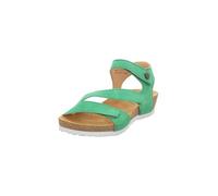 Think! Damen DUMIA chromfrei gegerbte nachhaltige Sandale, GREEN 7090