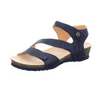 THINK! Damen DUMIA chromfrei gegerbte nachhaltige Sandale, INDIGO 8000