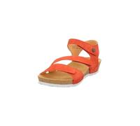 Think! Damen DUMIA chromfrei gegerbte nachhaltige Sandale, SCARLET 5120