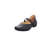 Riemchenballerina THINK "Think Ballerinas Leder", Damen, Gr. 40,5, blau (navy), Leder, Schuhe Riemchenballerina (24934403-40,5) navy
