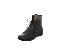 Think! Damen GUAD2 chromfrei gegerbte Leder Stiefelette 3-001207, SCHWARZ/KOMBI 0000, 37