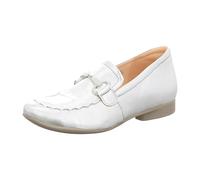 Think Damen GUAD2 chromfrei gegerbte nachhaltige Wechselfußbett Ballerinas, Silver 9000, 38 EU