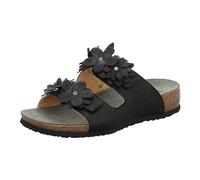 Think! Damen Julia Chromfrei Gegerbte Nachhaltige Pantolette, 0000 Schwarz, 39 EU