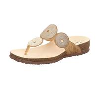 Think Zehentrenner Julia, mit weichem Zehensteg 40 beige Damen Pantoletten 40 nude