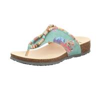 Think! Damen Julia Chromfrei Gegerbte Nachhaltige Think Zehentrenner Damen JULIA DAMEN Zehentrenner 9010 PACIFIC/KOMBI 39.5 EU, anthrazit meliert, 39