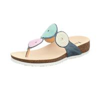 Think! Damen Julia Nachhaltige Pantolette, 8010 Denim Kombi, 42 EU