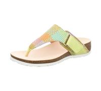 Think! Damen Julia Nachhaltige Zehentrenner, Matcha Kombi 9030, 37 EU