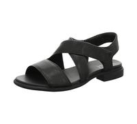 Think! Damen Kamaa Chromfrei Gegerbte Nachhaltige Riemchen Sandale Damen KAMAA Sandale 0000 SCHWARZ 39 EU, 0000 Schwarz, 39 EU