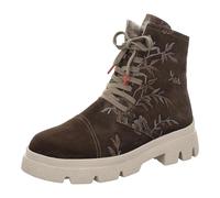 Think! Damen KANGAE chromfrei gegerbte Lammfell Schneestiefel, 3000 BARK/Kombi, 38.5 EU