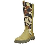 THINK! Damen KANGAE chromfrei gegerbte nachhaltige Stiefel, 7000 Jade/Kombi, 42 EU