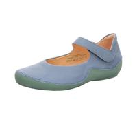 Think! Damen Kapsl_3-000416 Sustainable Interchangeable Footbed Ballerinas, 8010 Denim, 41 EU