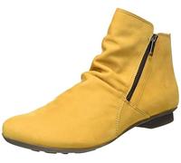 Think! Damen KESHUEL_3-000008 nachhaltige, leder gefütterte Stiefelette, 6000 Senf