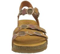 Think! Damen KOAK chromfrei gegerbte nachhaltige Sandale, TAN/KOMBI 3000