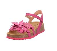 Think! Damen KOAK chromfrei gegerbte nachhaltige Sandale, FUXIA/KOMBI 5040