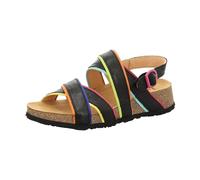 Think! Damen KOAK chromfrei gegerbte nachhaltige Sandale, SCHWARZ/KOMBI 0000