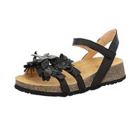 Think Shoes Sandale Koak Damen chromfrei gegerbt nachhaltig Slingback Schwarz Größe 43