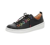 Think! Damen Kumi Chromfrei Gegerbte Nachhaltige Wechselfußbett Sneaker, Schwarz Kombi 0000, 43 EU