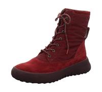 Think! Damen Stiefelette KUSABI – nachhaltiges Lodenfutter – Merlot/Kombi Größe 40