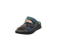 Think! Damen Meggie chromfrei gegerbte Leder Pantolette 3-000444, Petrol/Kombi 8020, 42