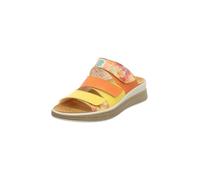Think! Damen Meggie chromfrei gegerbte nachhaltige Pantolette, Sunflower/Kombi 6010