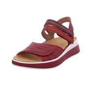 Think! Damen Meggie, nachhaltige Wechselfußbett Sandale, 5000 Cherry/Kombi, 40 EU