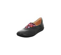 Ballerina THINK "Think Ballerinas Leder", Damen, Gr. 39, schwarz kombi, Leder, Schuhe Ballerina (35030267-39) schwarz kombi