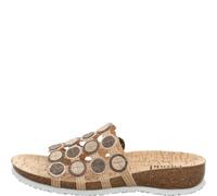 Think Pantoletten bunt Julia linen/kombi 247-4010 - JLA 253 Gr.39