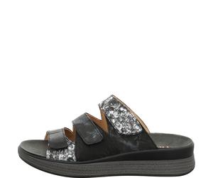 Think! Damen Pantolette MEGGIE 36 Schwarz/Kombi