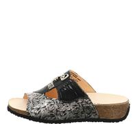 Think Mizzi Damen chromfrei gegerbte nachhaltige Pantolette, Silver/Kombi 9240, 40 EU