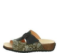 Think Pantoletten grau Mizzi moos/kombi 124-7100 - MZZ 428 Gr.42