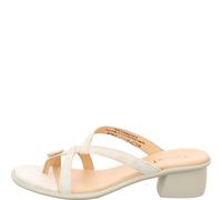 Think! Damen Pantolette VIVI 37 Ivory Gold/Kombi