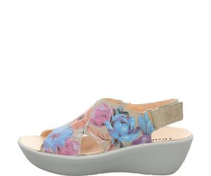 Think! Damen Plateau-Sandale KATE 37 Sage/Kombi