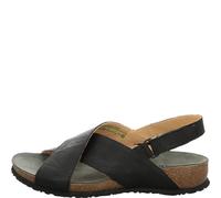 Think Shoes Pantolette Julia chromfrei gegerbte, nachhaltige Damen Schwarz Größe 40