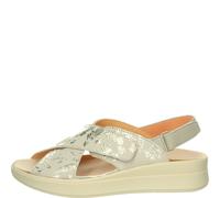 Think! Damen Riemchensandale MEGGIE 37 Latte/Kombi