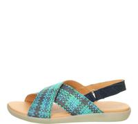 Think! Damen Riemchensandale NATURE SAND 36 Aqua/Kombi