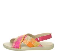 Think! Damen Riemchensandale NATURE SAND 37 Fuxia/Kombi