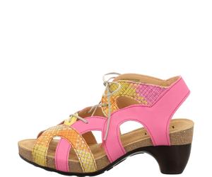 Think! Damen Sandalette TRAUDI 42 Fuxia/Kombi
