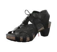 Think TRAUDI Damen Sandalette - Riemchen Sandalen schwarz Elegant NEU